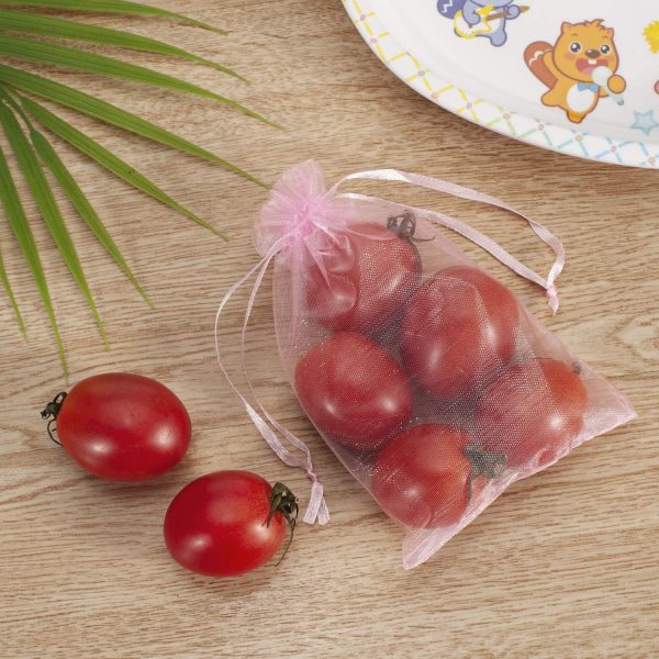 50 pcs Organza Gift Bags 4??x3.5?? inch Multi-Color - Wedding Party Favor Bags, Mesh Gift Bags, Jewelry Gift Bags for Party, Festival, Jewelry, Festival, Bathroom Soaps, Makeup Organza Favor Bags - Image 8